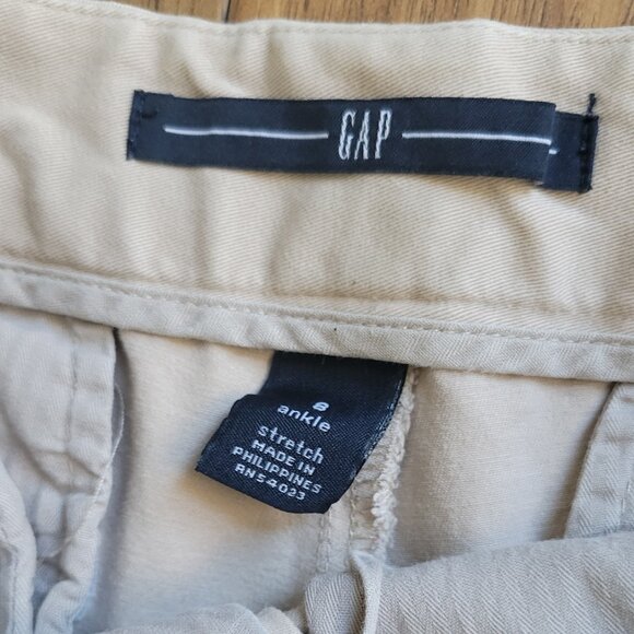GAP Beige Ankle Pants - Picture 2 of 6